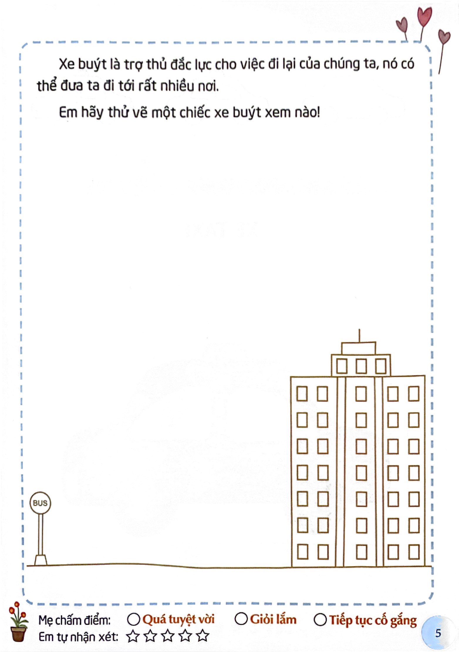 em tập vẽ và tô màu - phương tiện giao thông