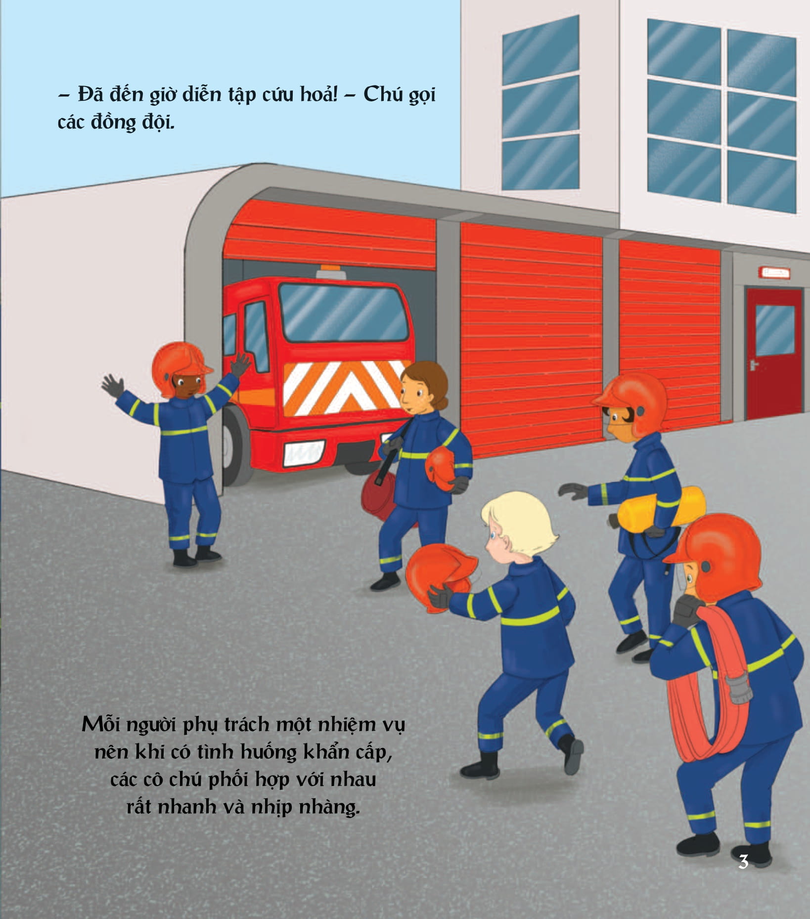 em thích nghề nào? - lính cứu hỏa