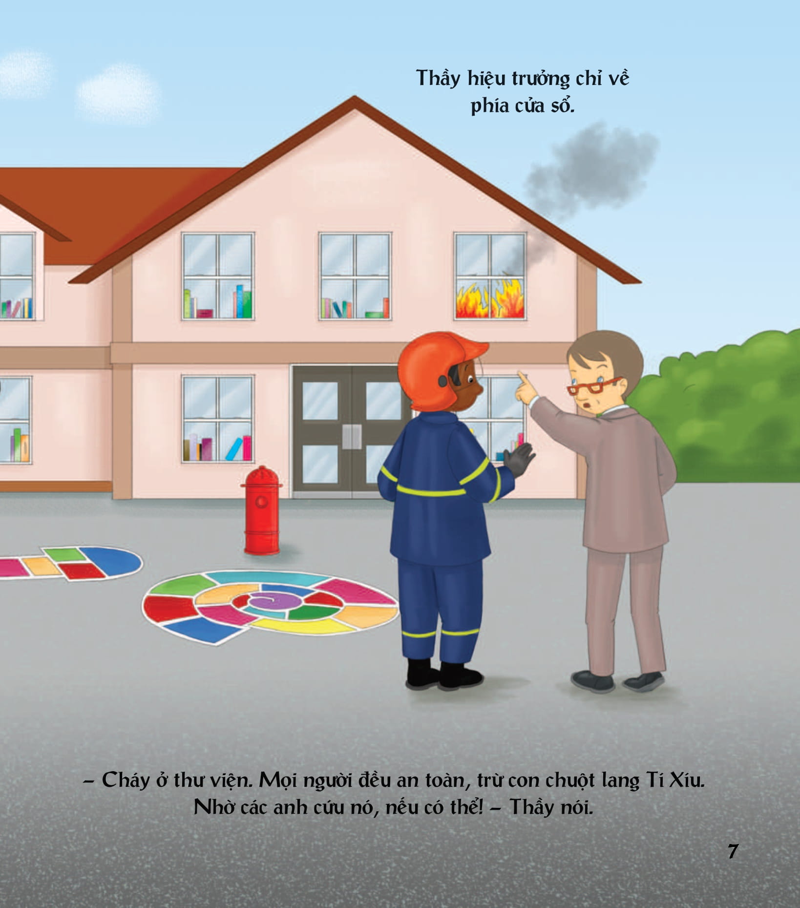 em thích nghề nào? - lính cứu hỏa