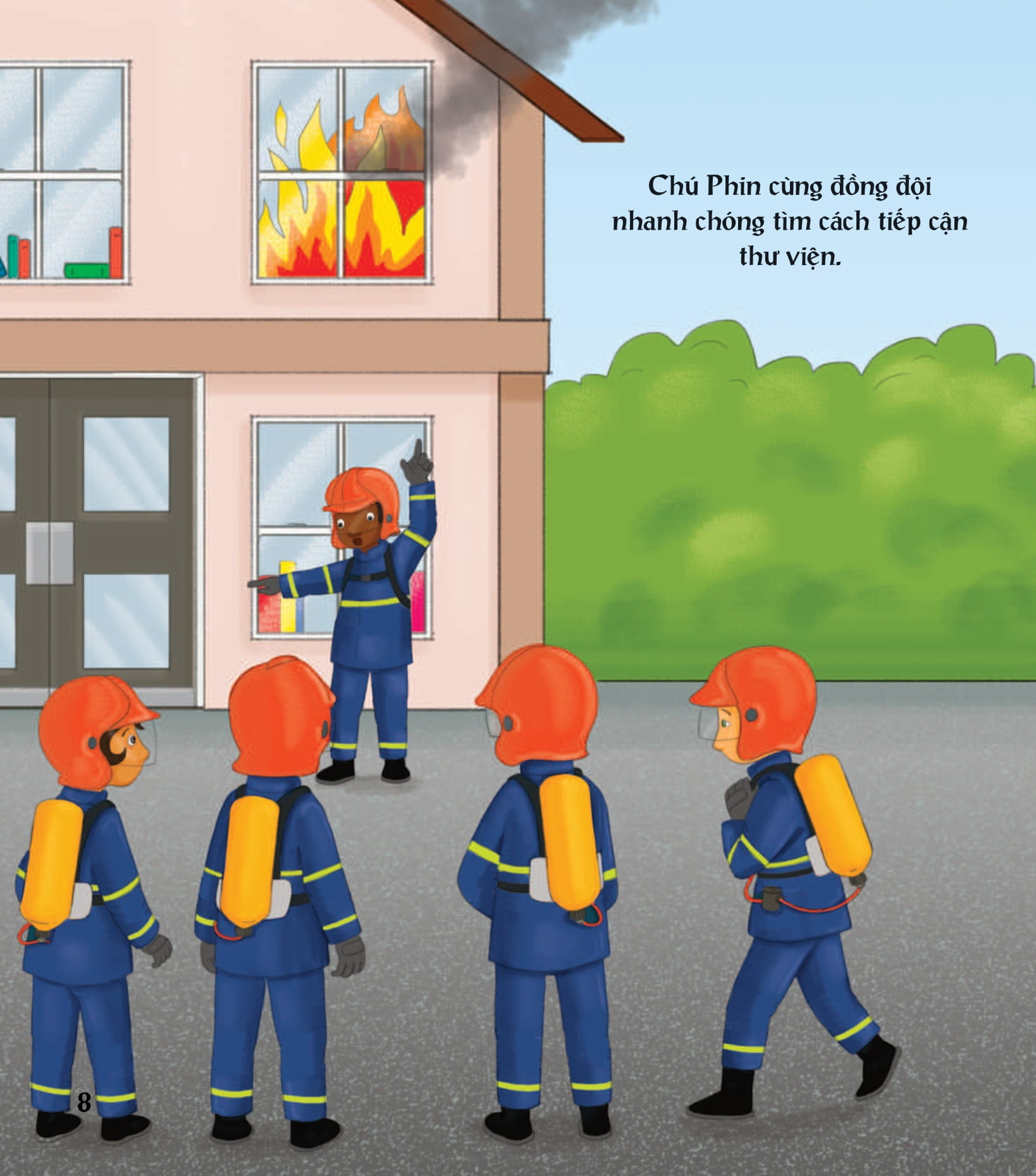 em thích nghề nào? - lính cứu hỏa