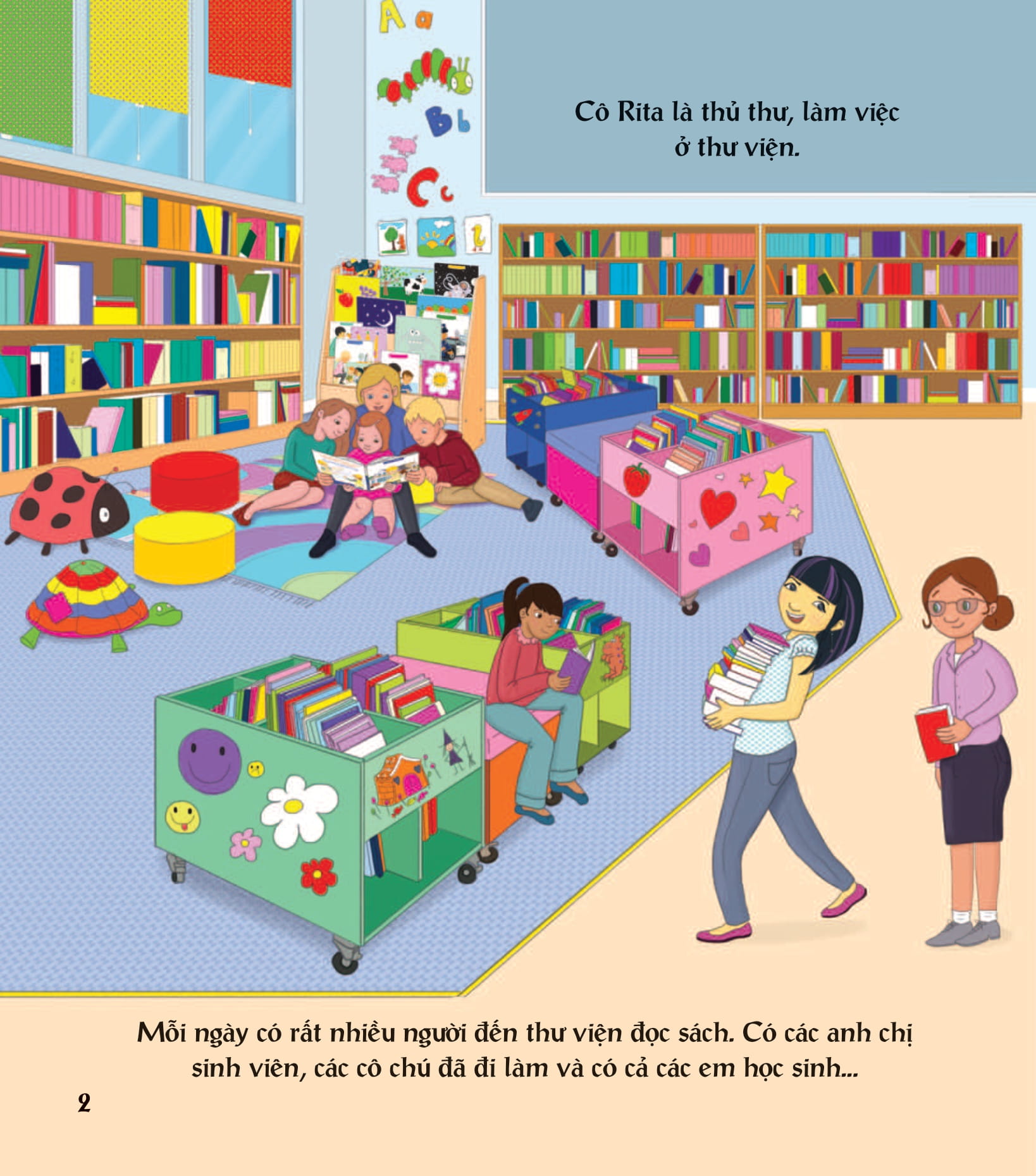 em thích nghề nào? - thủ thư