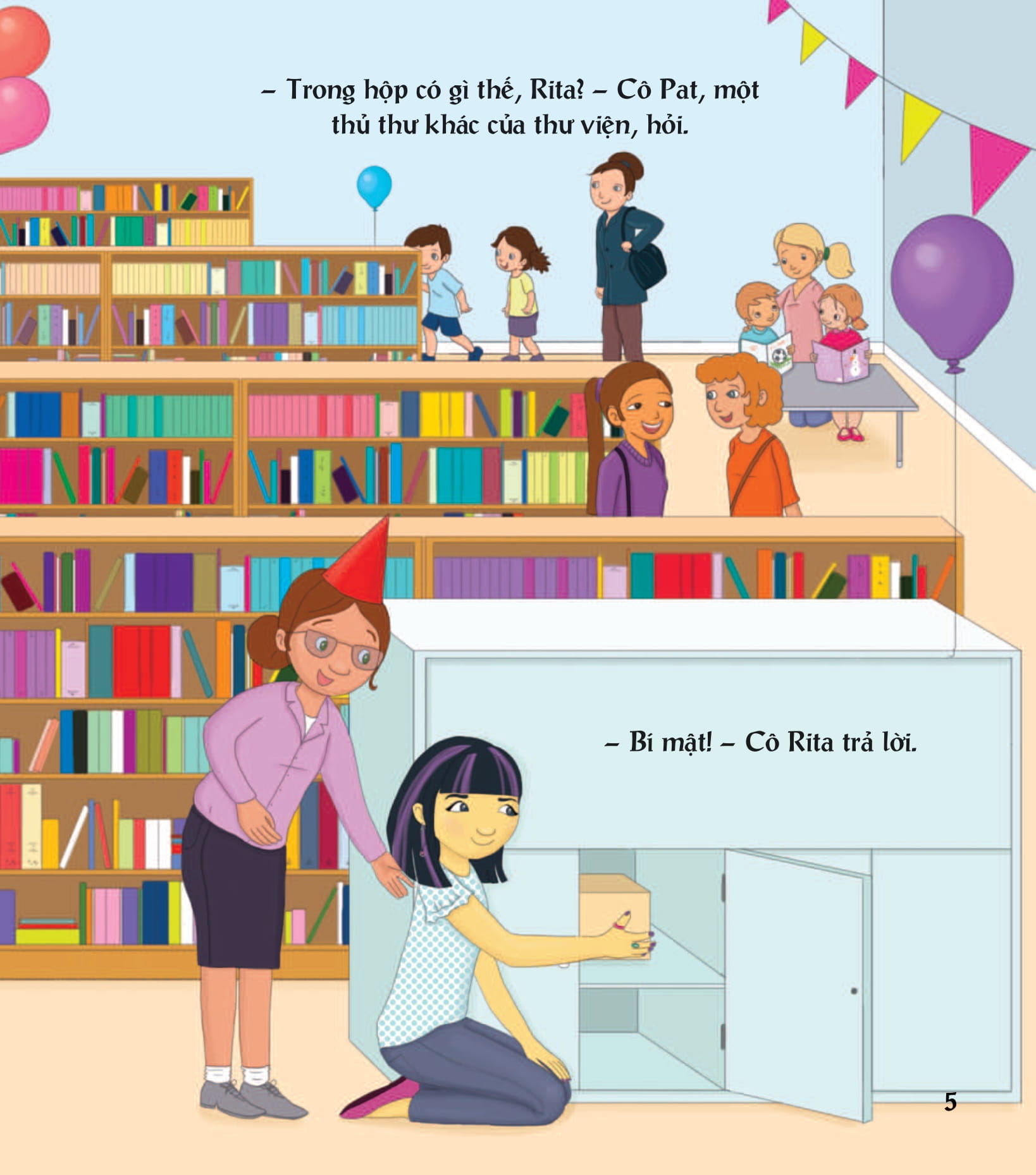 em thích nghề nào? - thủ thư