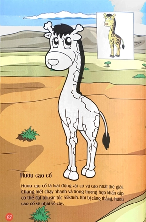 em tô màu - châu phi hoang dã