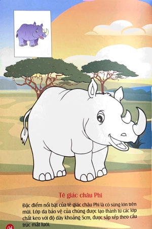 em tô màu - châu phi hoang dã