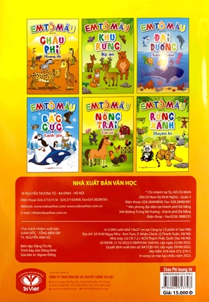 em tô màu - châu phi hoang dã