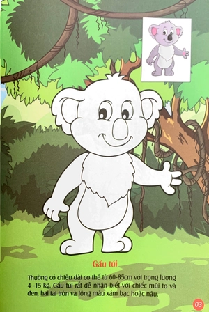 em tô màu - khu rừng kỳ ảo