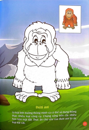 em tô màu - rừng xanh huyền bí