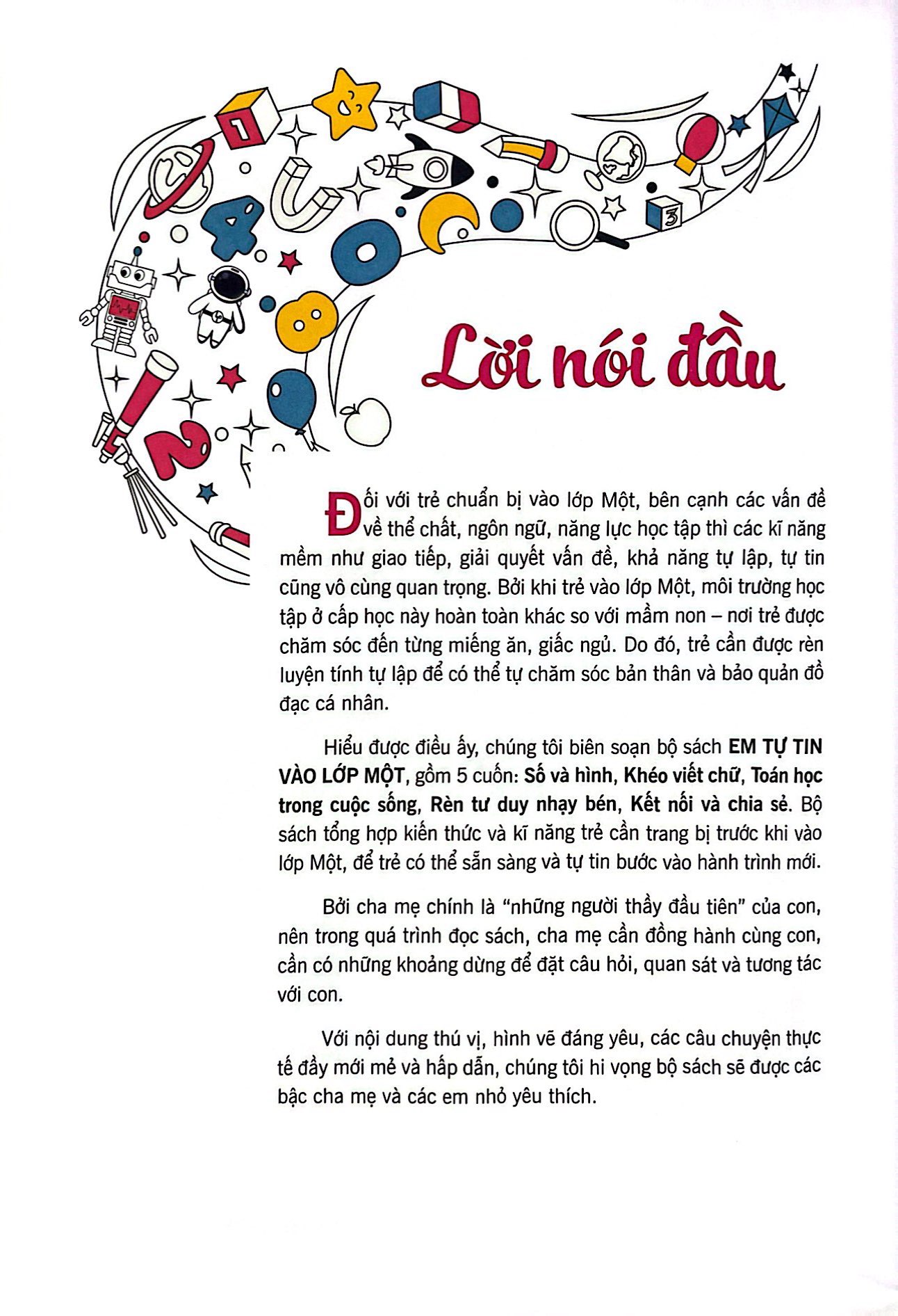 em tự tin vào lớp một - kết nối và chia sẻ