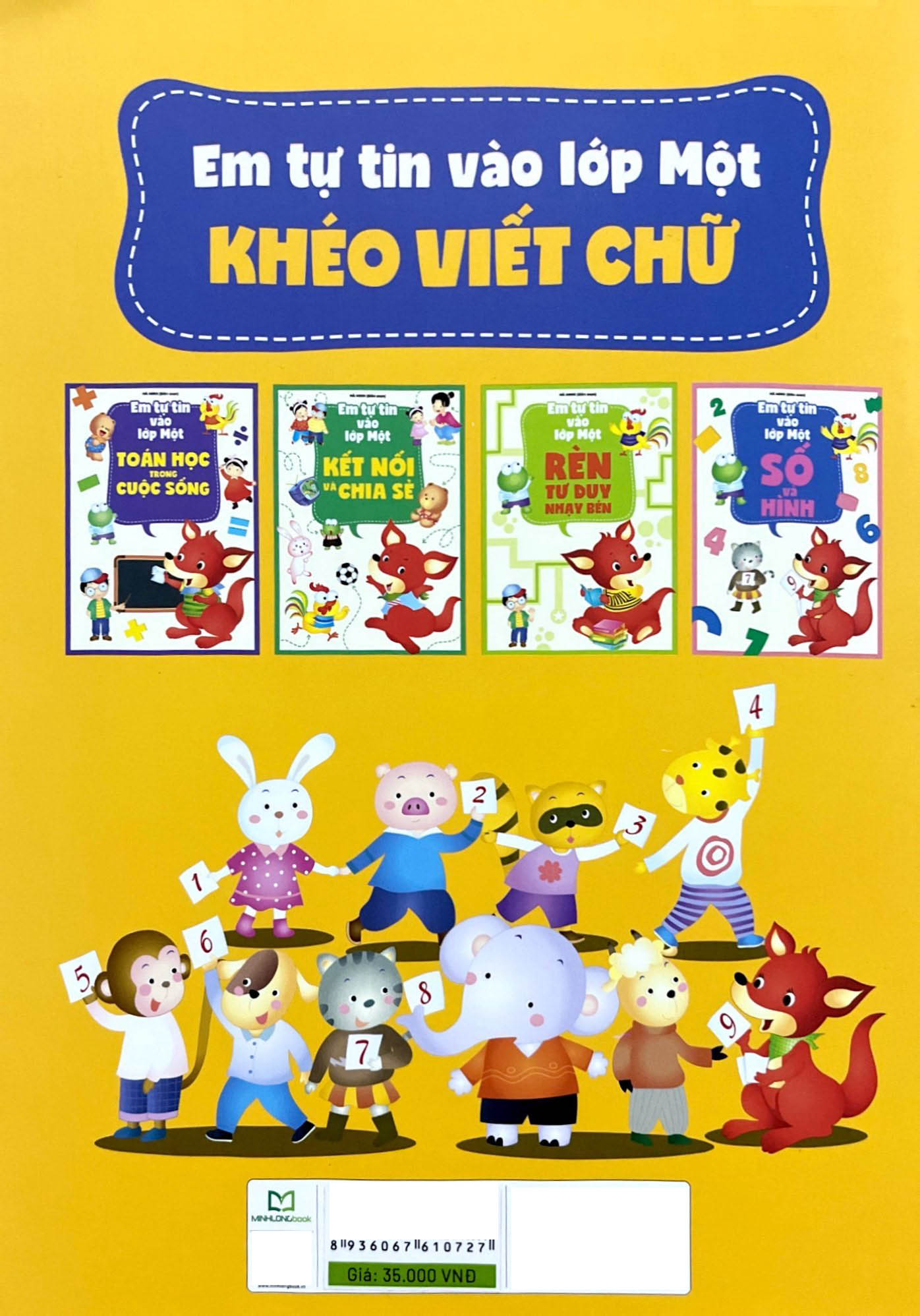 em tự tin vào lớp một - khéo viết chữ