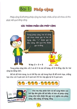 em tự tin vào lớp một - toán học trong cuộc sống