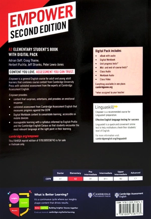 empower elementary a2 student's book with digital pack - 2nd edition