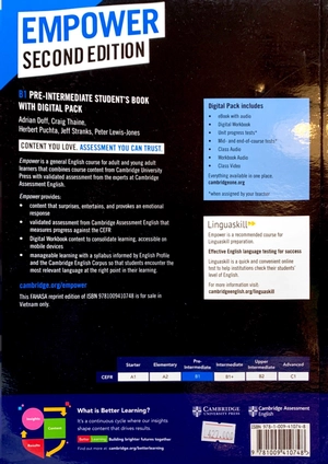 empower pre-intermediate & b1 student's book with digital pack - 2nd edition