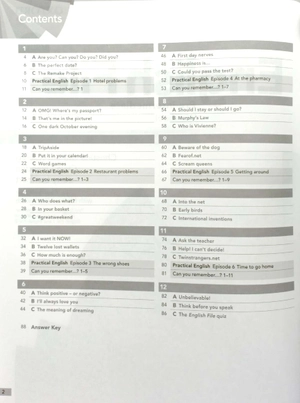 english file 4th edition: pre-intermediate: workbook with key