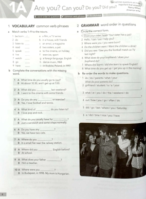 english file 4th edition: pre-intermediate: workbook with key