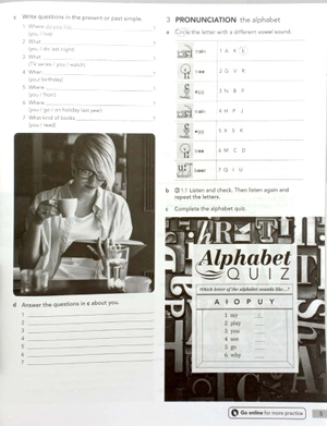 english file 4th edition: pre-intermediate: workbook with key