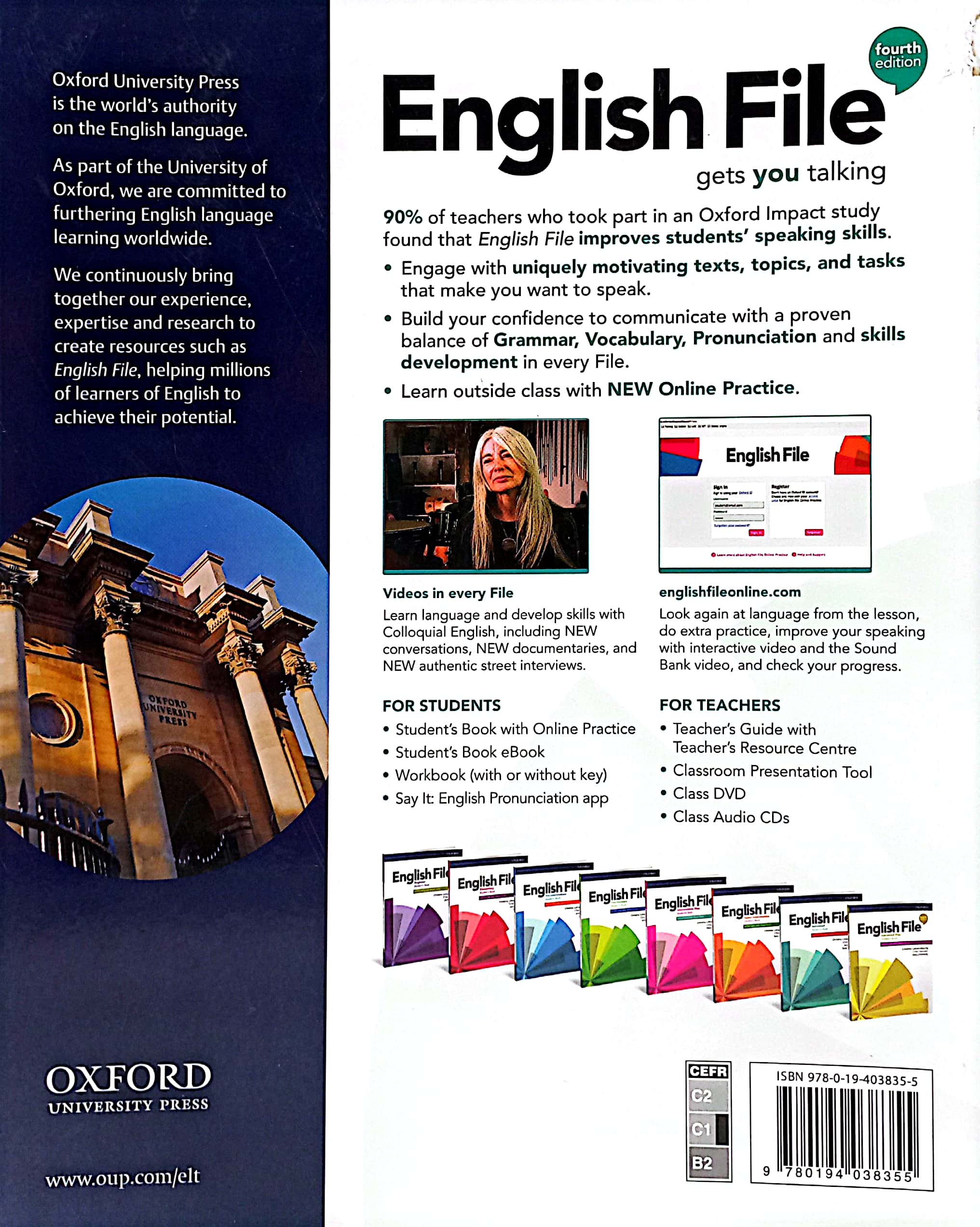 english file: advanced: student's book with online practice