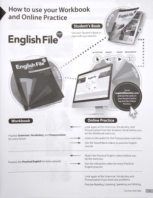 english file: beginner: workbook with key