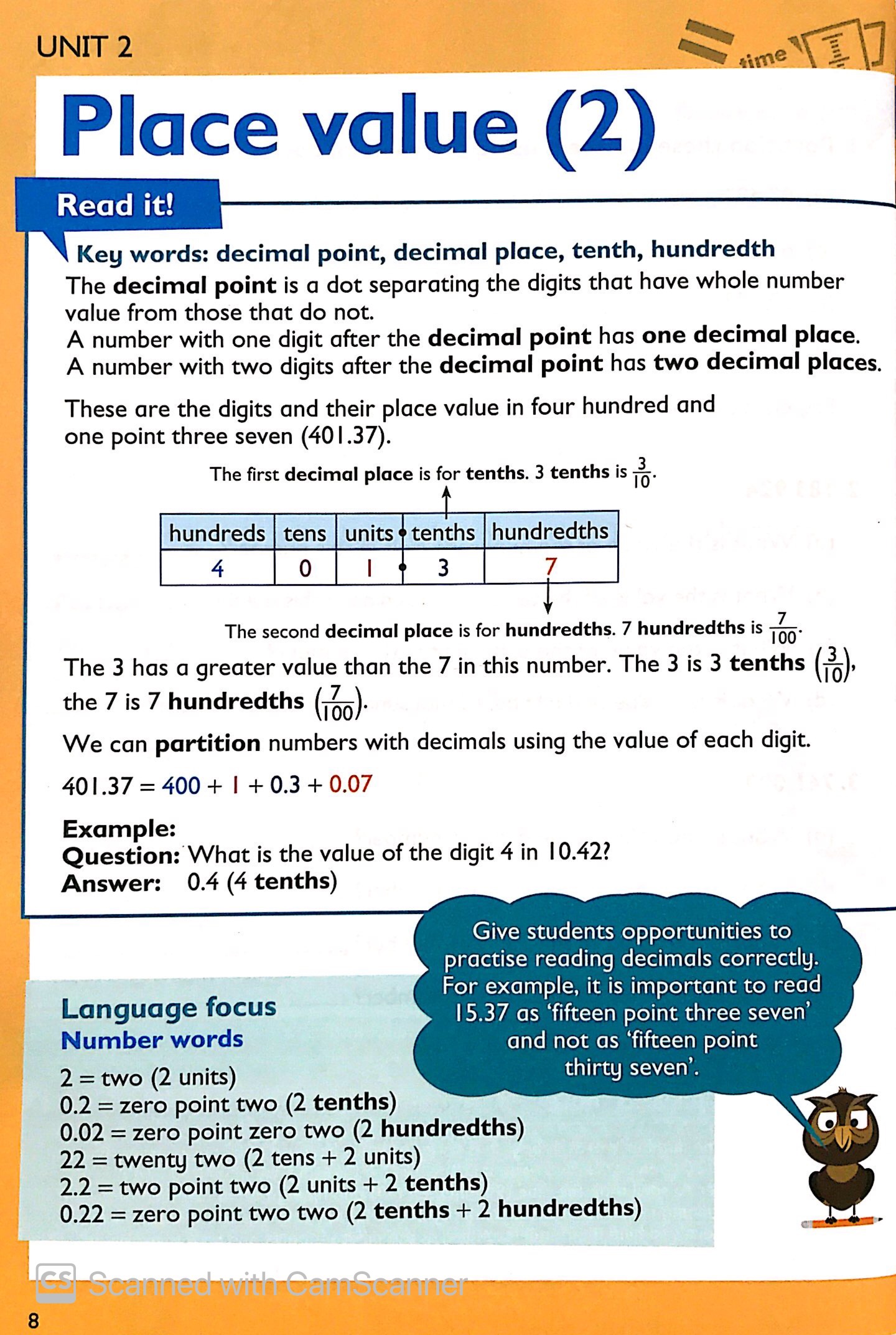 english for mathematics book c