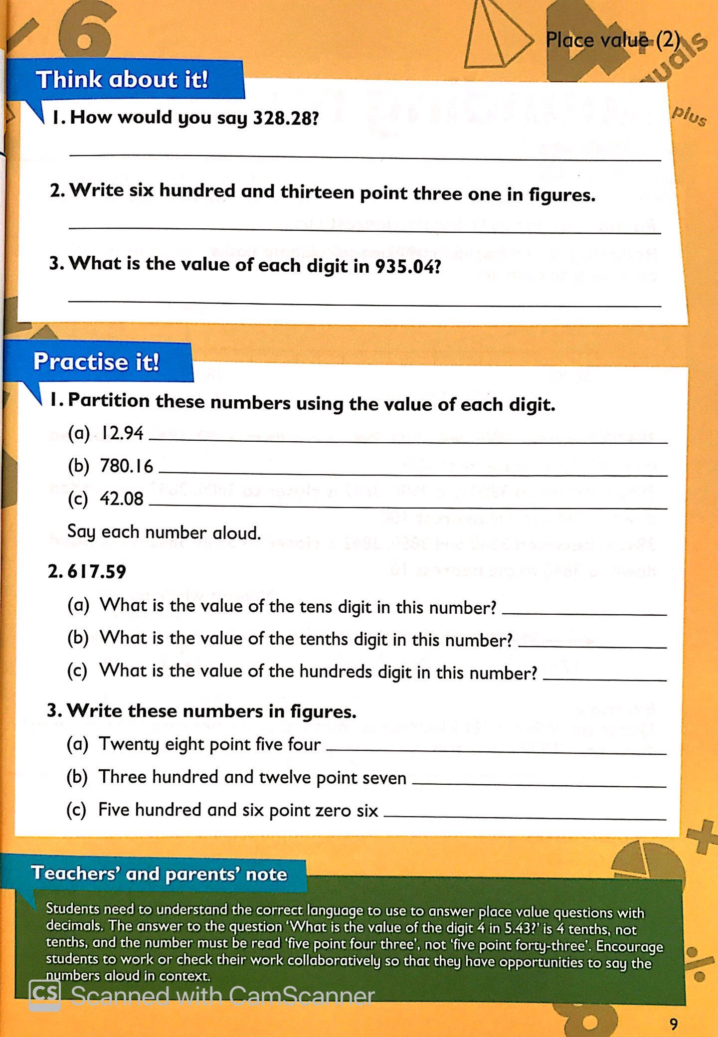 english for mathematics book c