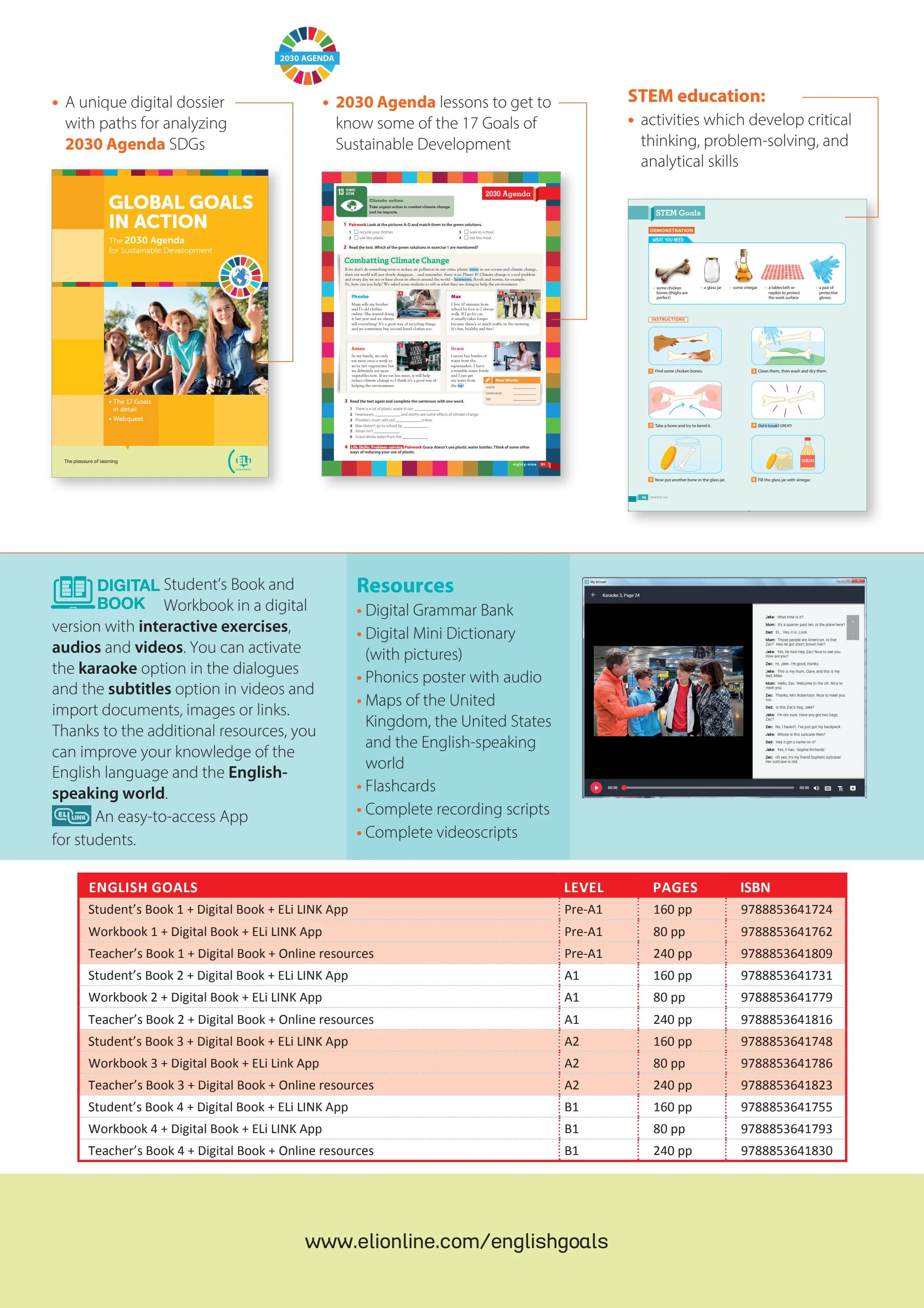 English Goals 1 -  Level Pre-A1 - Student’s Book
