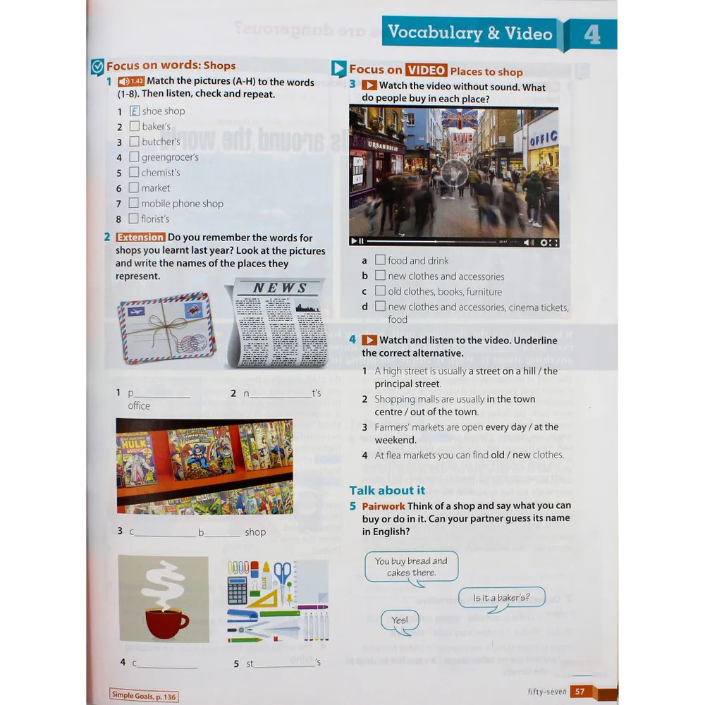 English Goals 2 -  Level A1 - Student’s Book