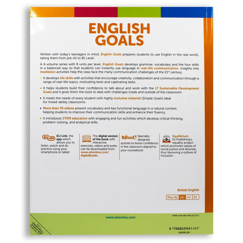 English Goals 2 -  Level A1 - Student’s Book
