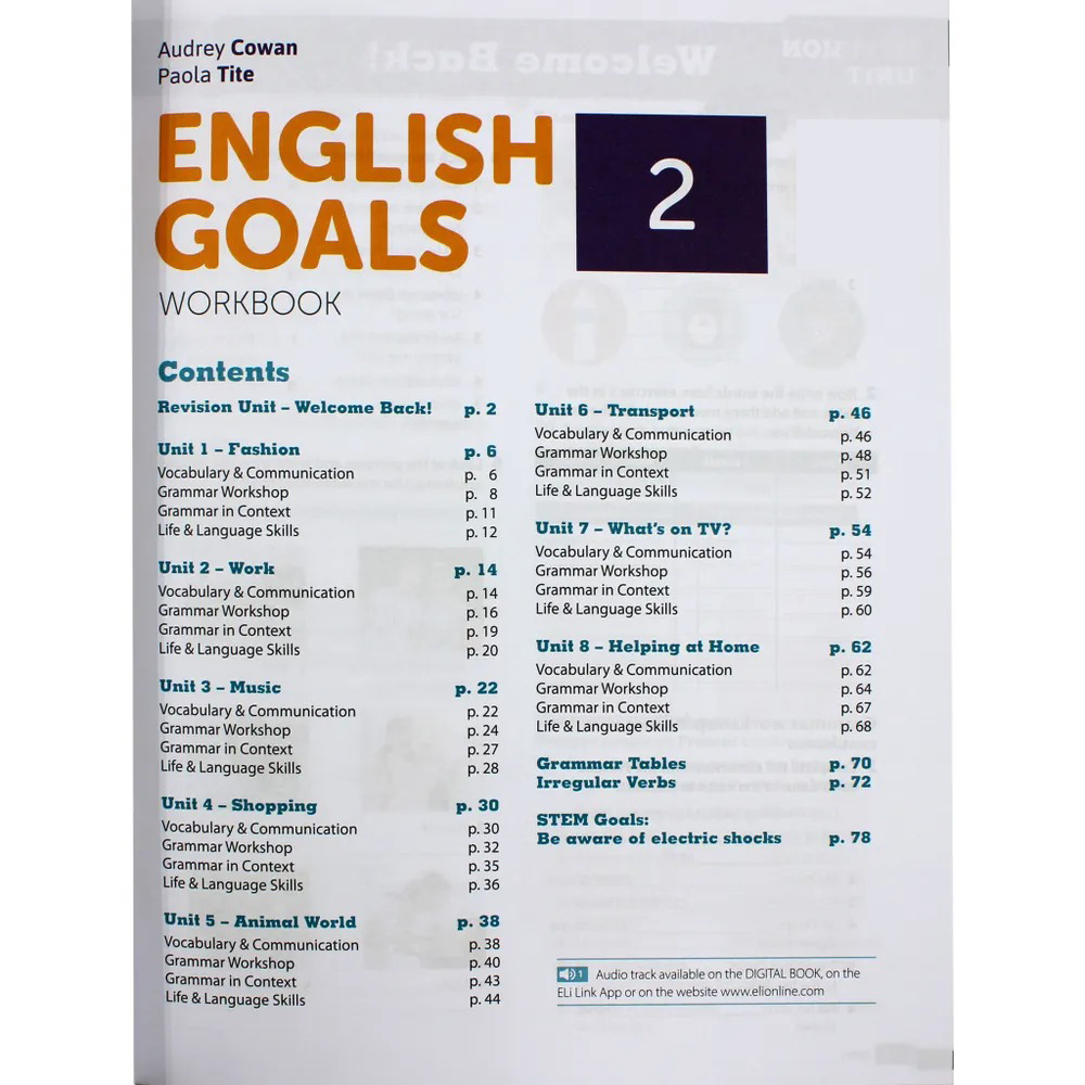 English Goals 2 - Level A1 - Workbook
