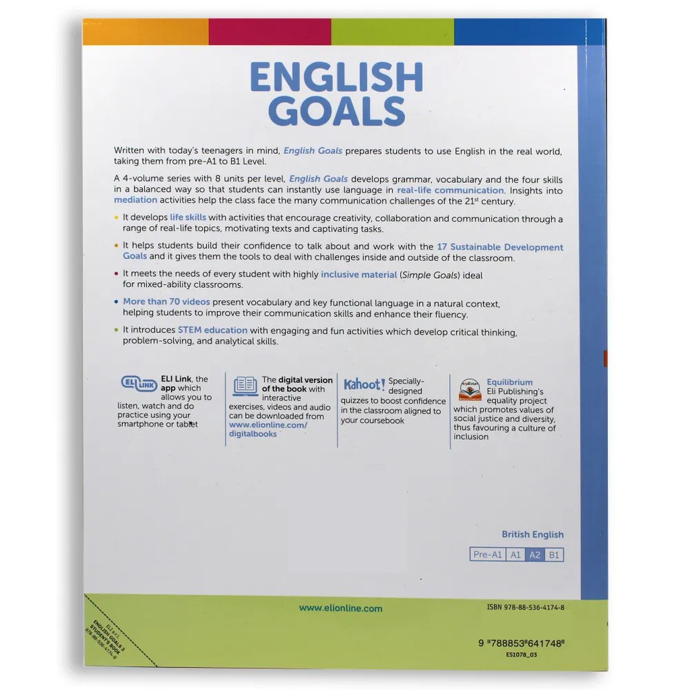 English Goals 3 -  Level A2 - Student’s Book