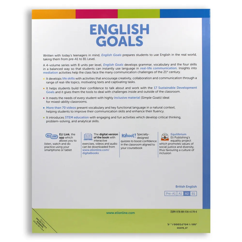 English Goals 3 - Level A2 - Workbook