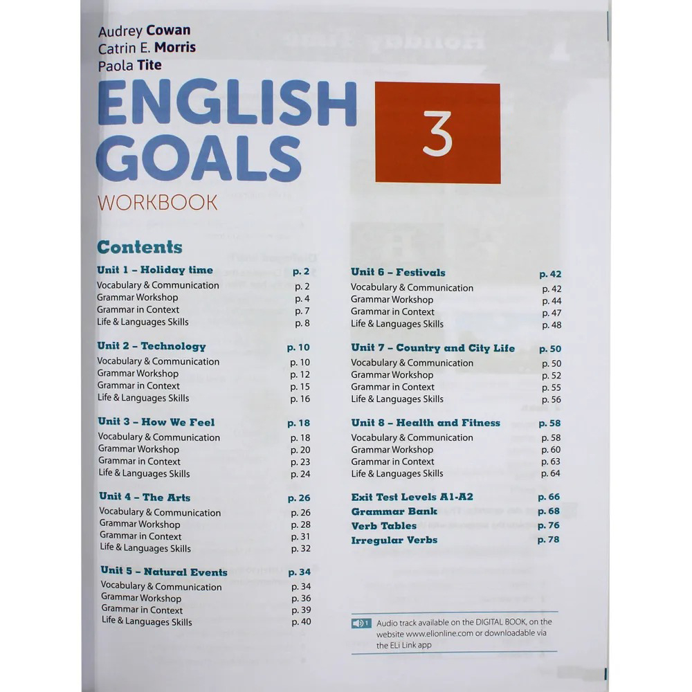 English Goals 3 - Level A2 - Workbook