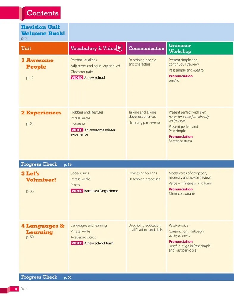 English Goals 4 -  Level B1 - Student’s Book