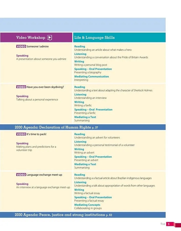 English Goals 4 -  Level B1 - Student’s Book