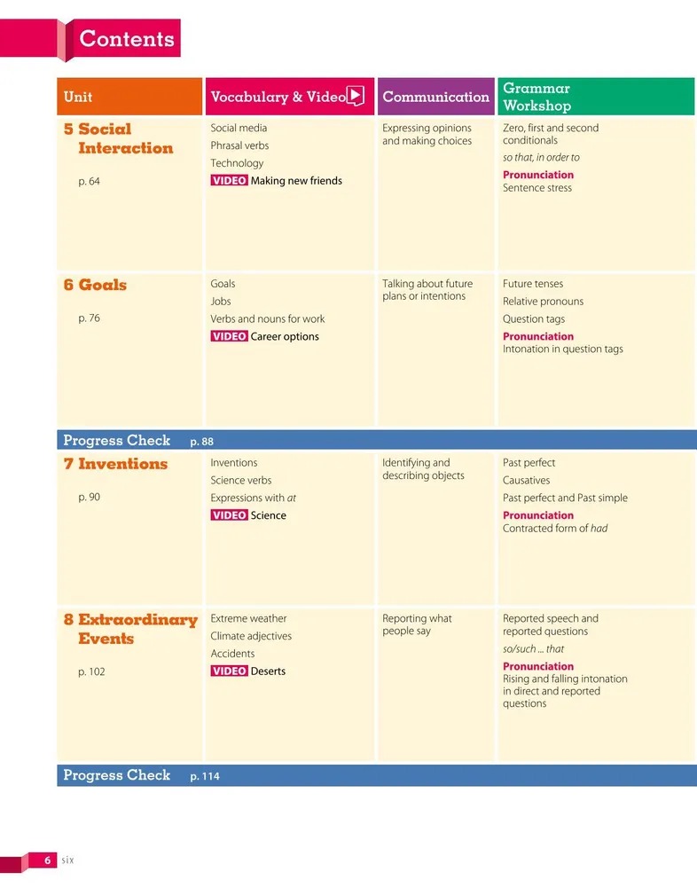 English Goals 4 -  Level B1 - Student’s Book