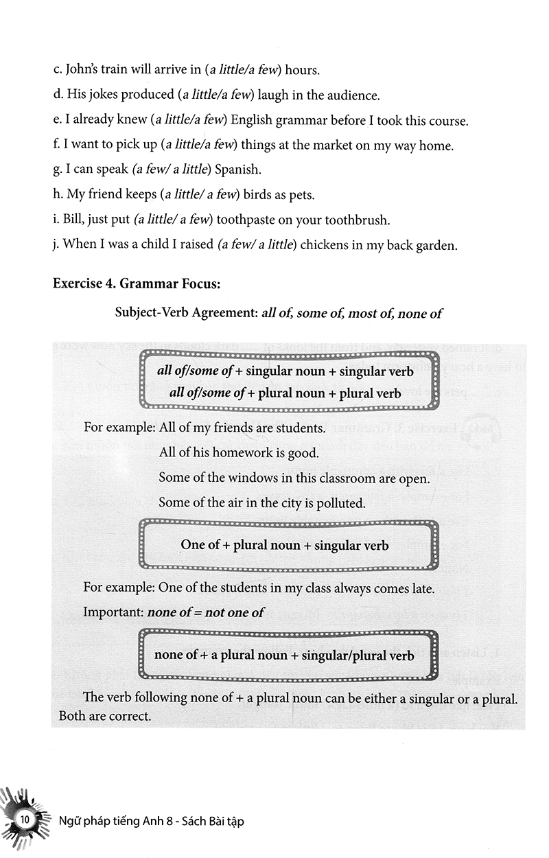english grammar - ngữ pháp tiếng anh 8 (sách bài tập)