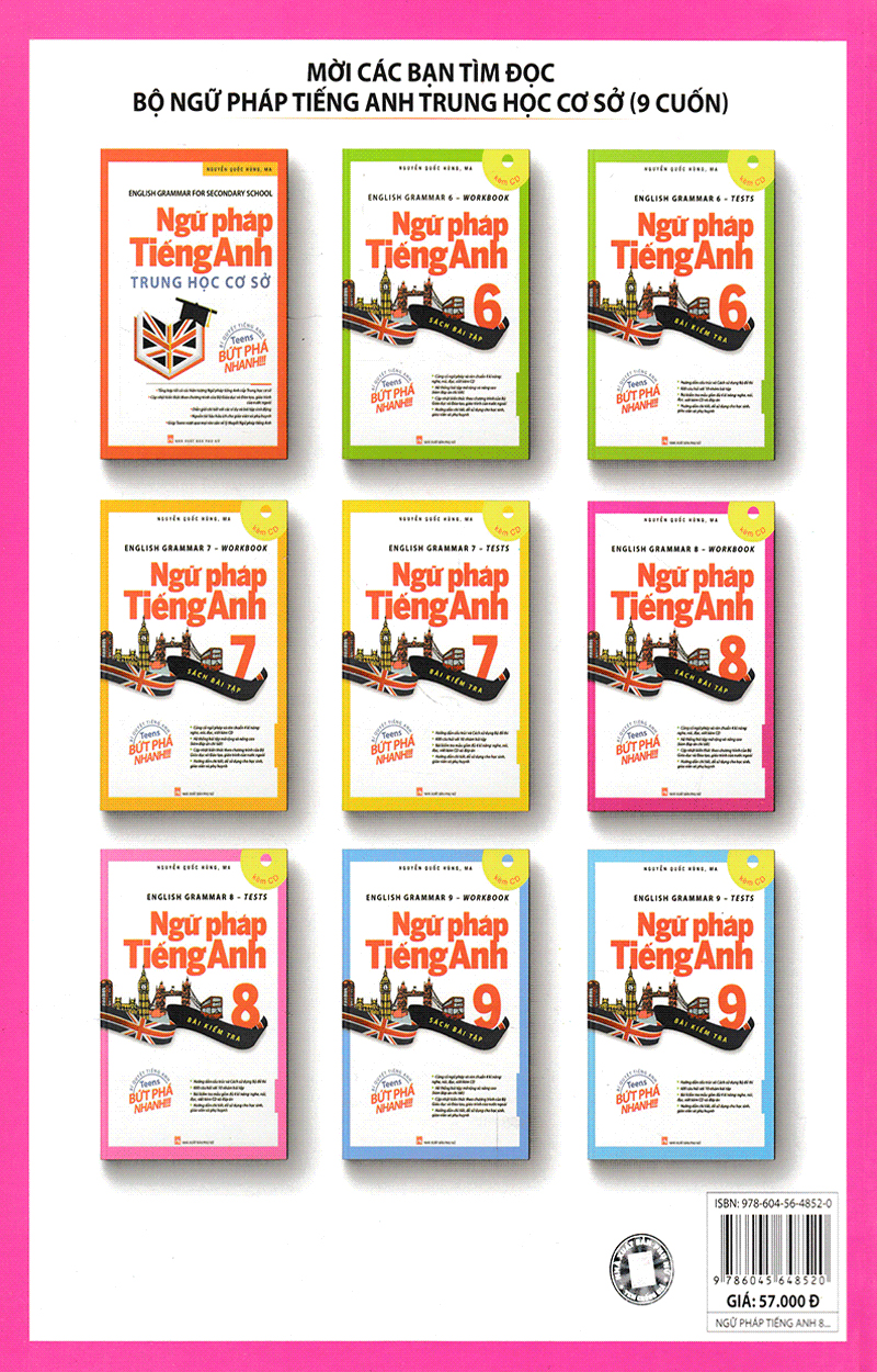 english grammar - ngữ pháp tiếng anh 8 (sách bài tập)