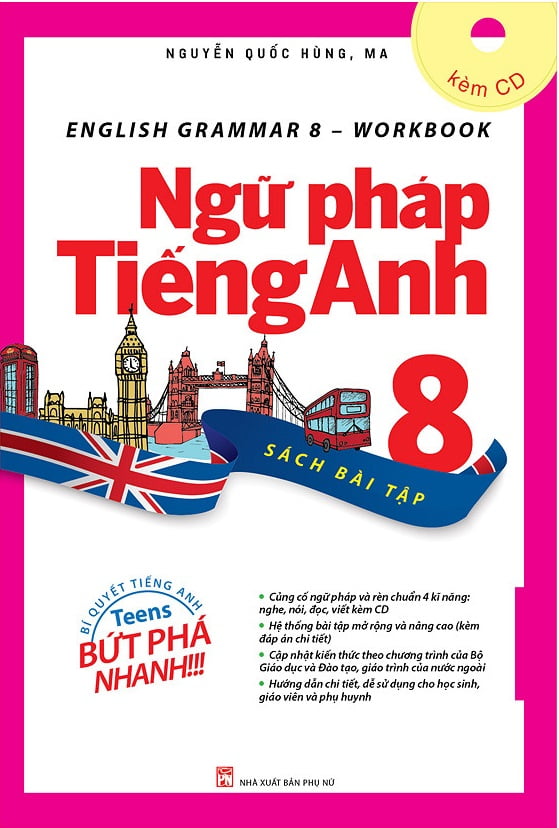english grammar - ngữ pháp tiếng anh 8 (sách bài tập)