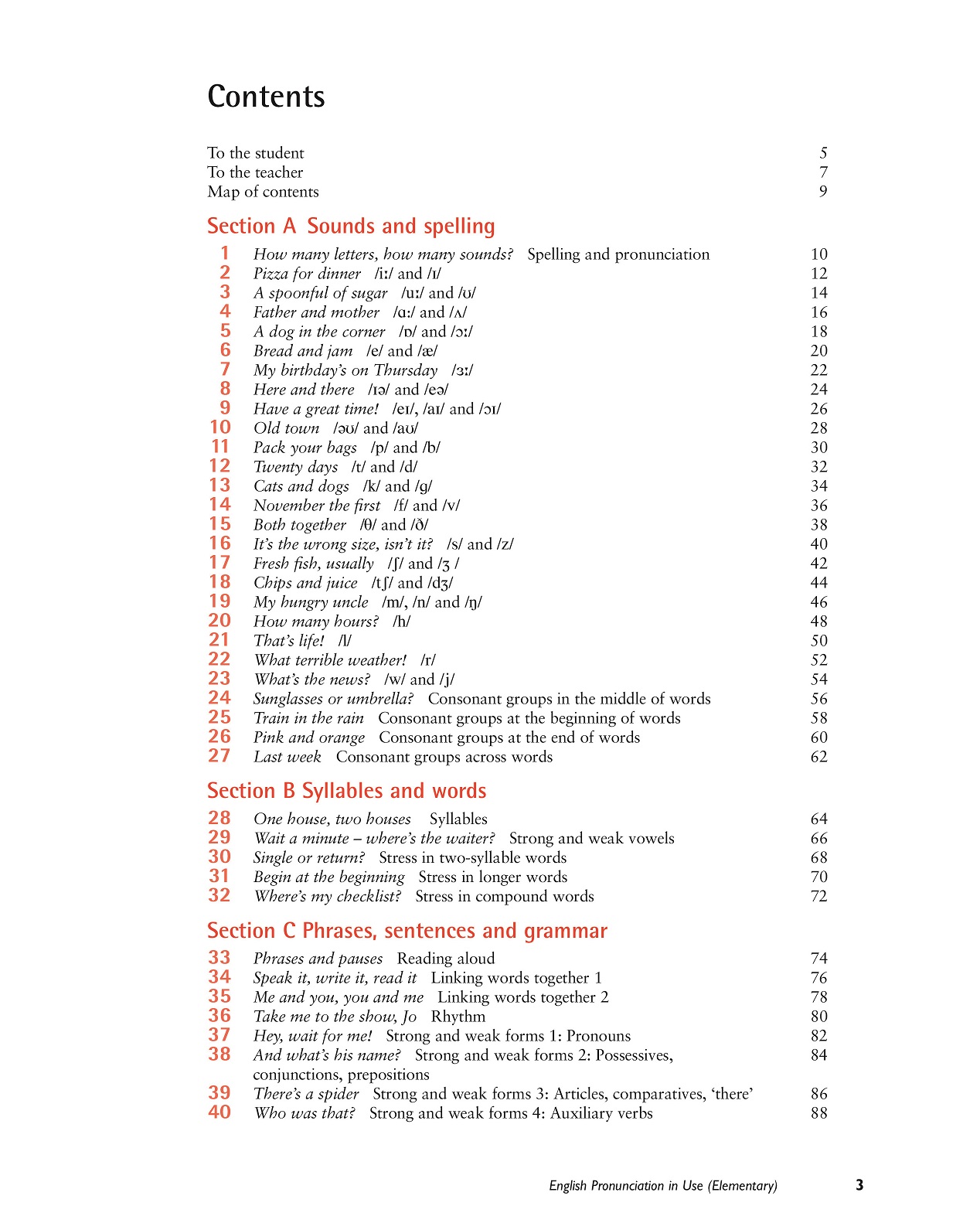 english pronunciation in use ele bk w ans & d/l audio