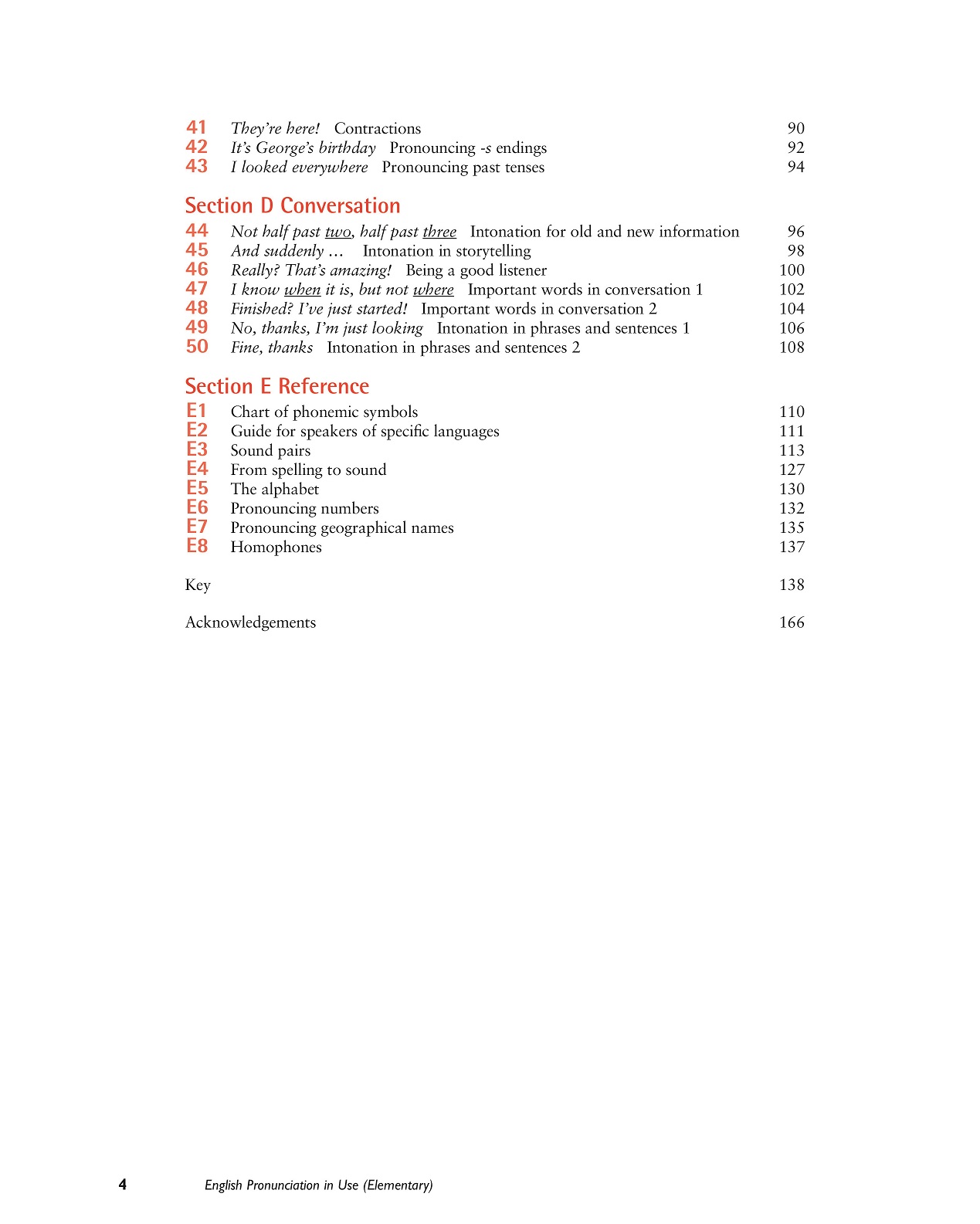 english pronunciation in use ele bk w ans & d/l audio