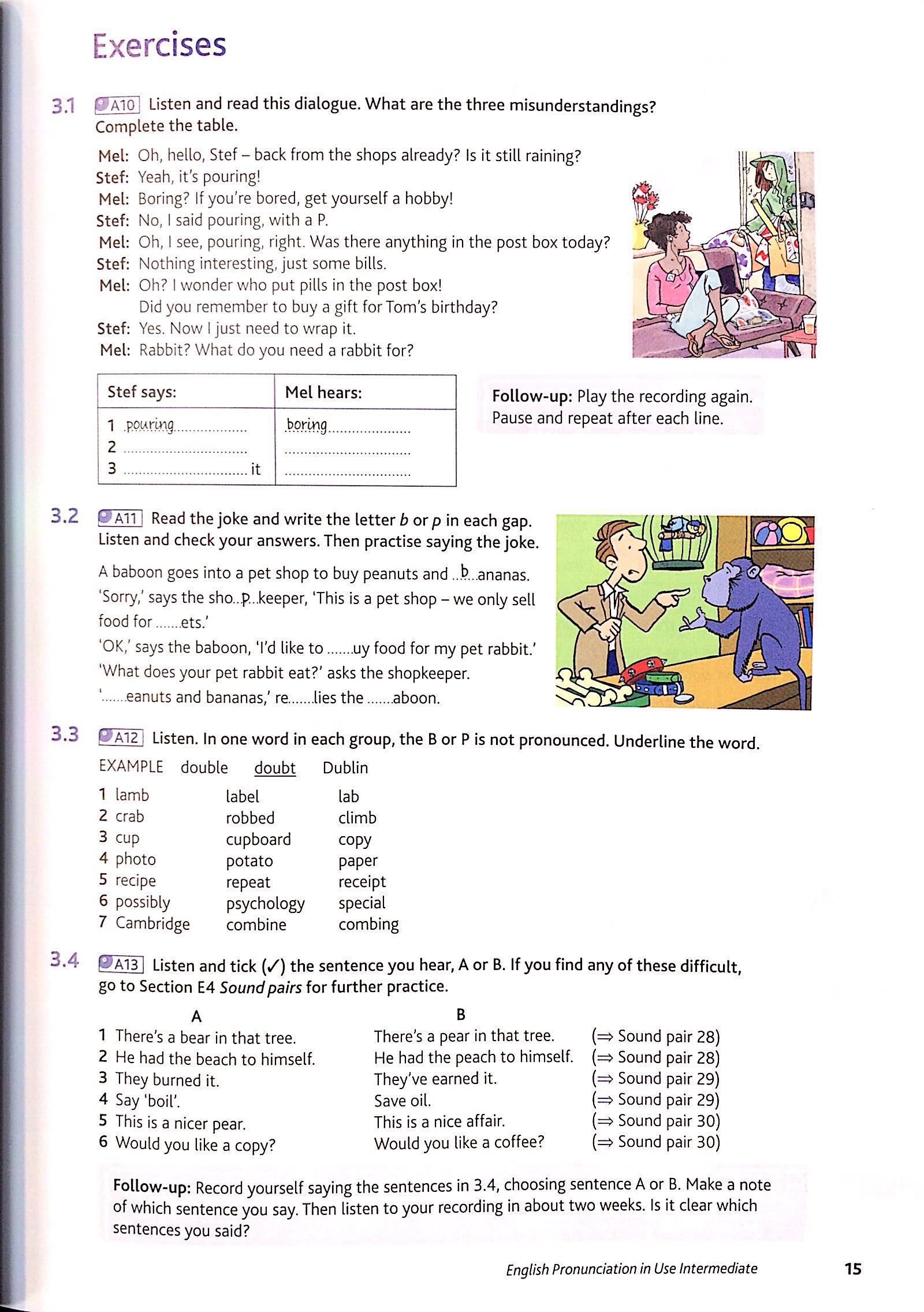 english pronunciation in use int bk w ans & d/l audio