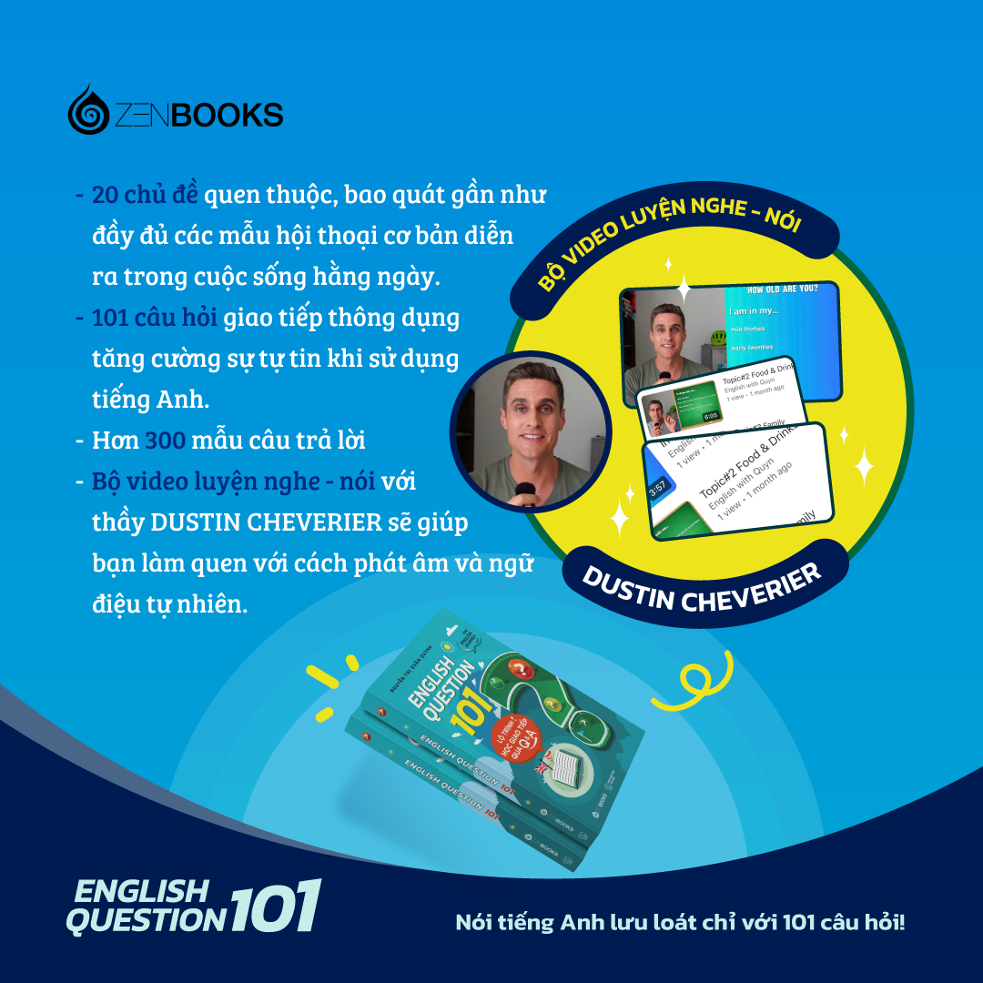 english question 101 - lộ trình học giao tiếp qua q&a