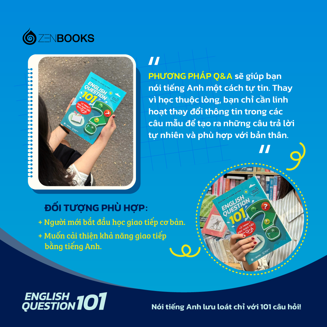 english question 101 - lộ trình học giao tiếp qua q&a