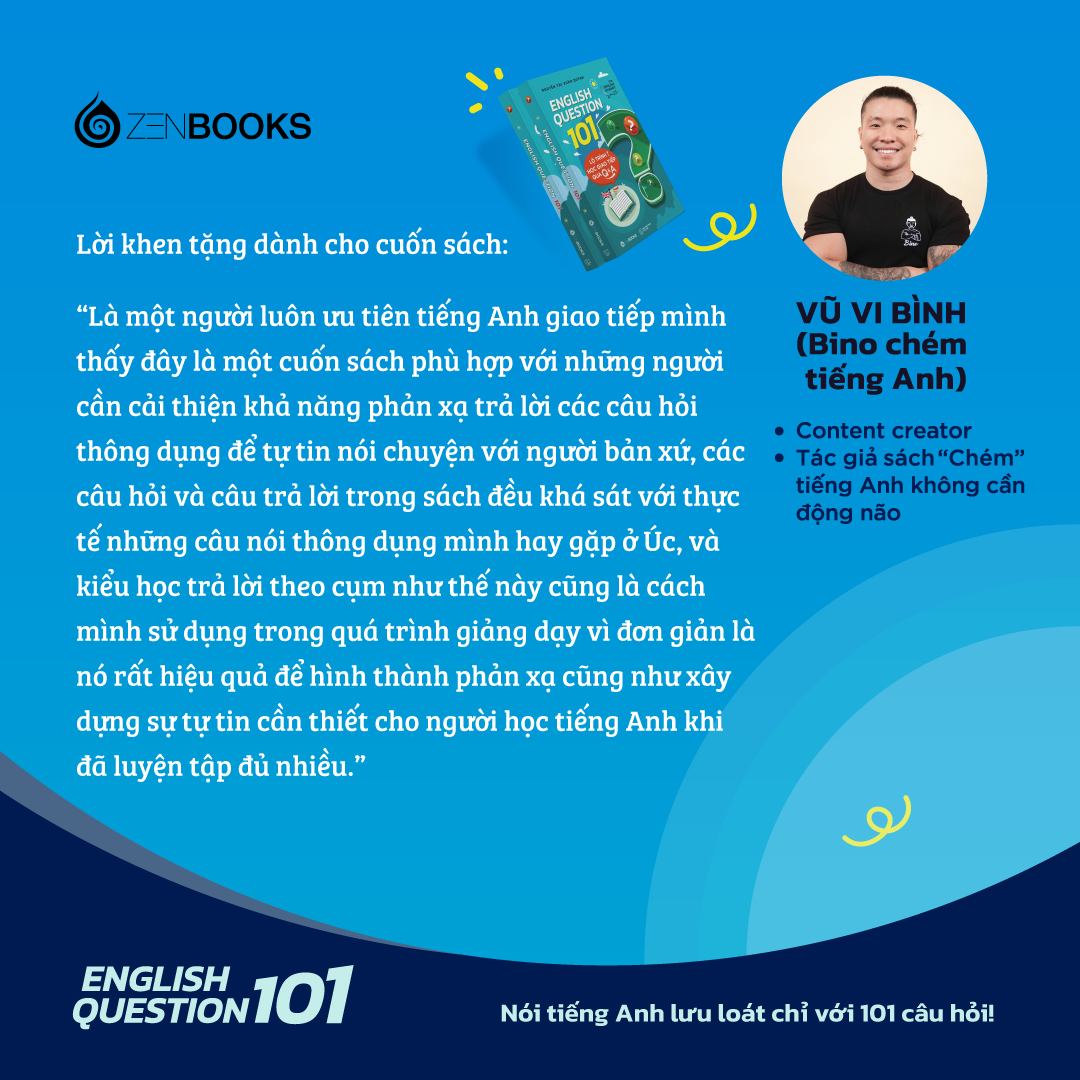 english question 101 - lộ trình học giao tiếp qua q&a