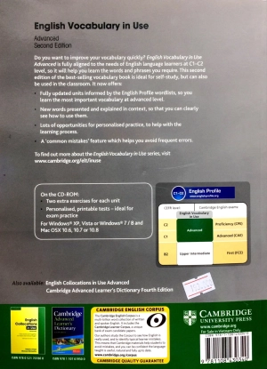 english vocabulary in use: advanced book fahasa reprint edition: vocabulary reference and practice (cd-rom)