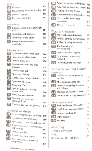 english vocabulary in use: advanced book fahasa reprint edition: vocabulary reference and practice (cd-rom)