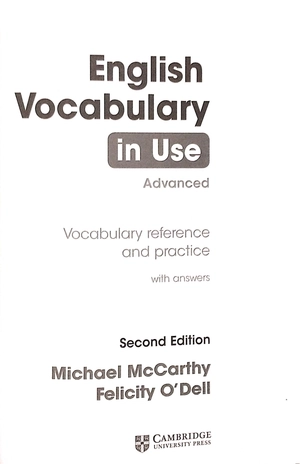 english vocabulary in use: advanced book fahasa reprint edition: vocabulary reference and practice (cd-rom)