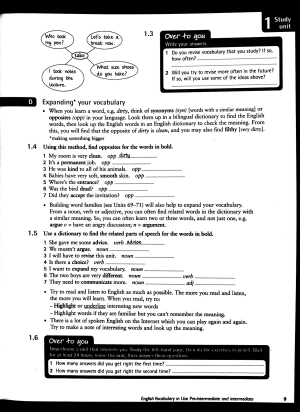 english vocabulary in use: pre-intermediate and intermediate book with answers fahasa reprint edition: vocabulary reference and practice (kèm cd)