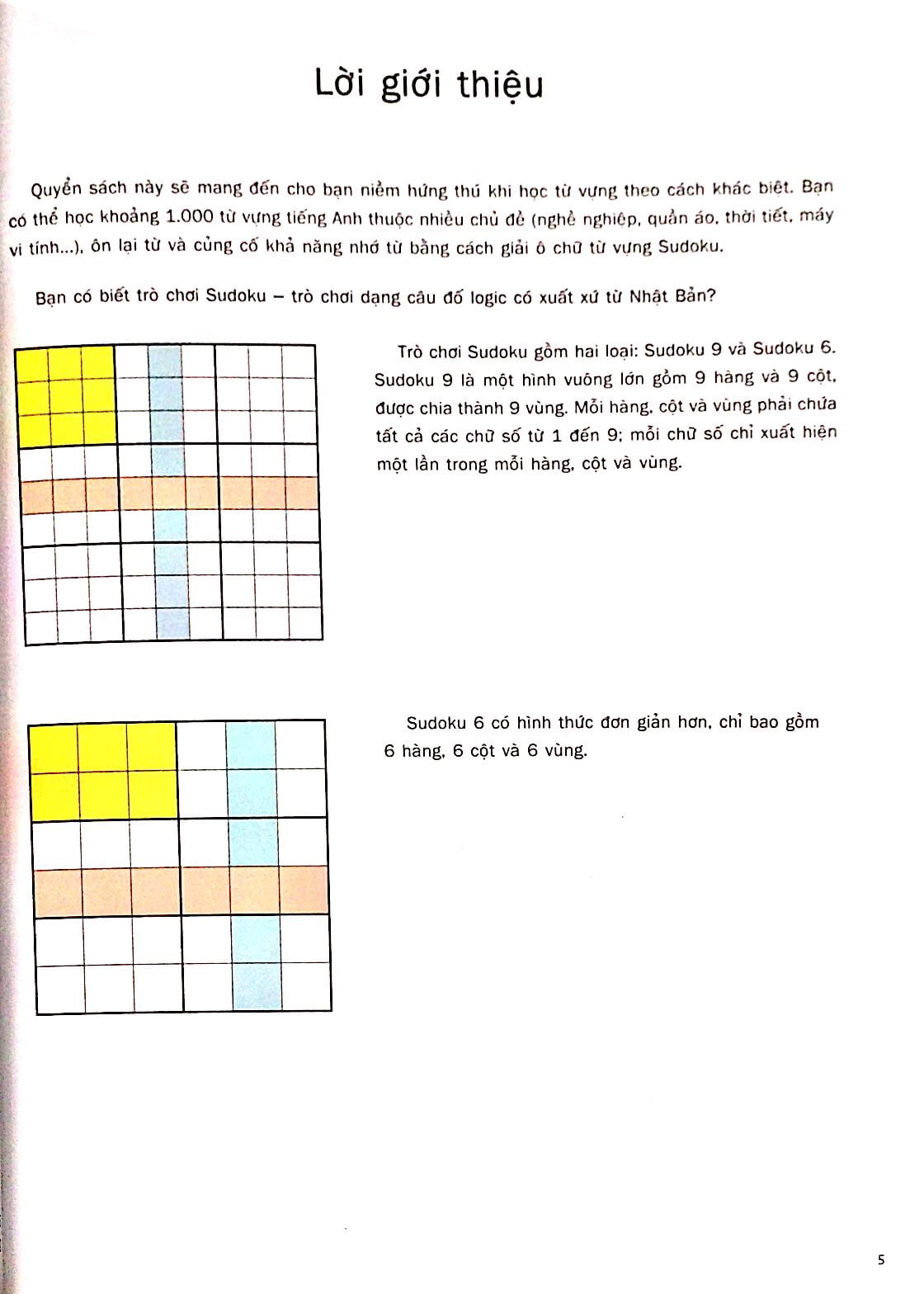 english wodoku (a1-a2) - vui học từ vựng với ô chữ sudoku