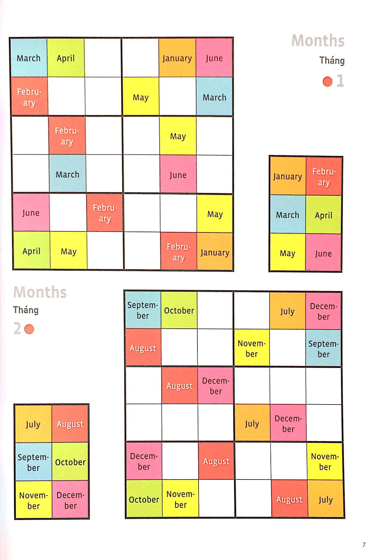 english wodoku (a1-a2) - vui học từ vựng với ô chữ sudoku