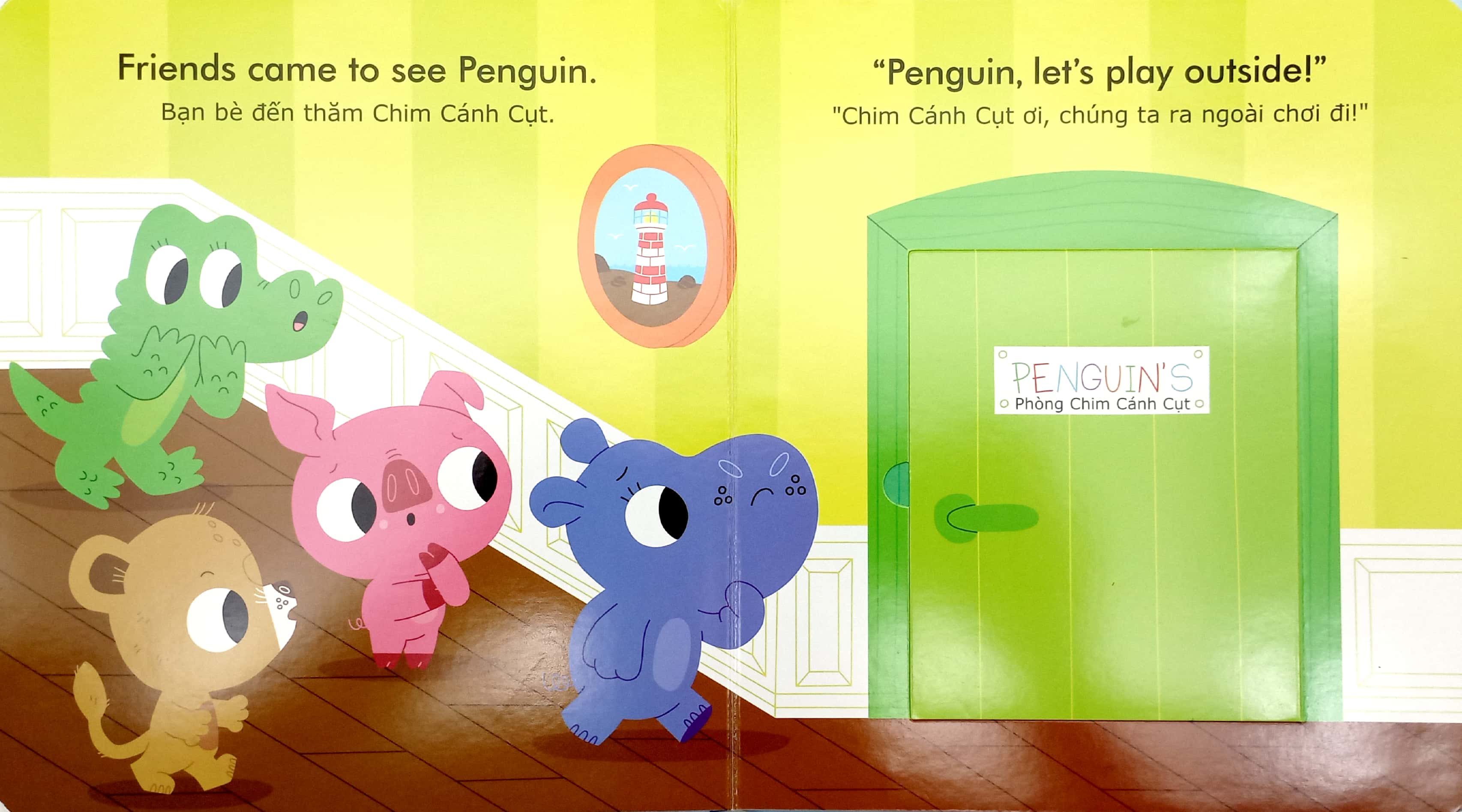 english zoo - chim cánh cụt và những người bạn - penguinℹs great friends