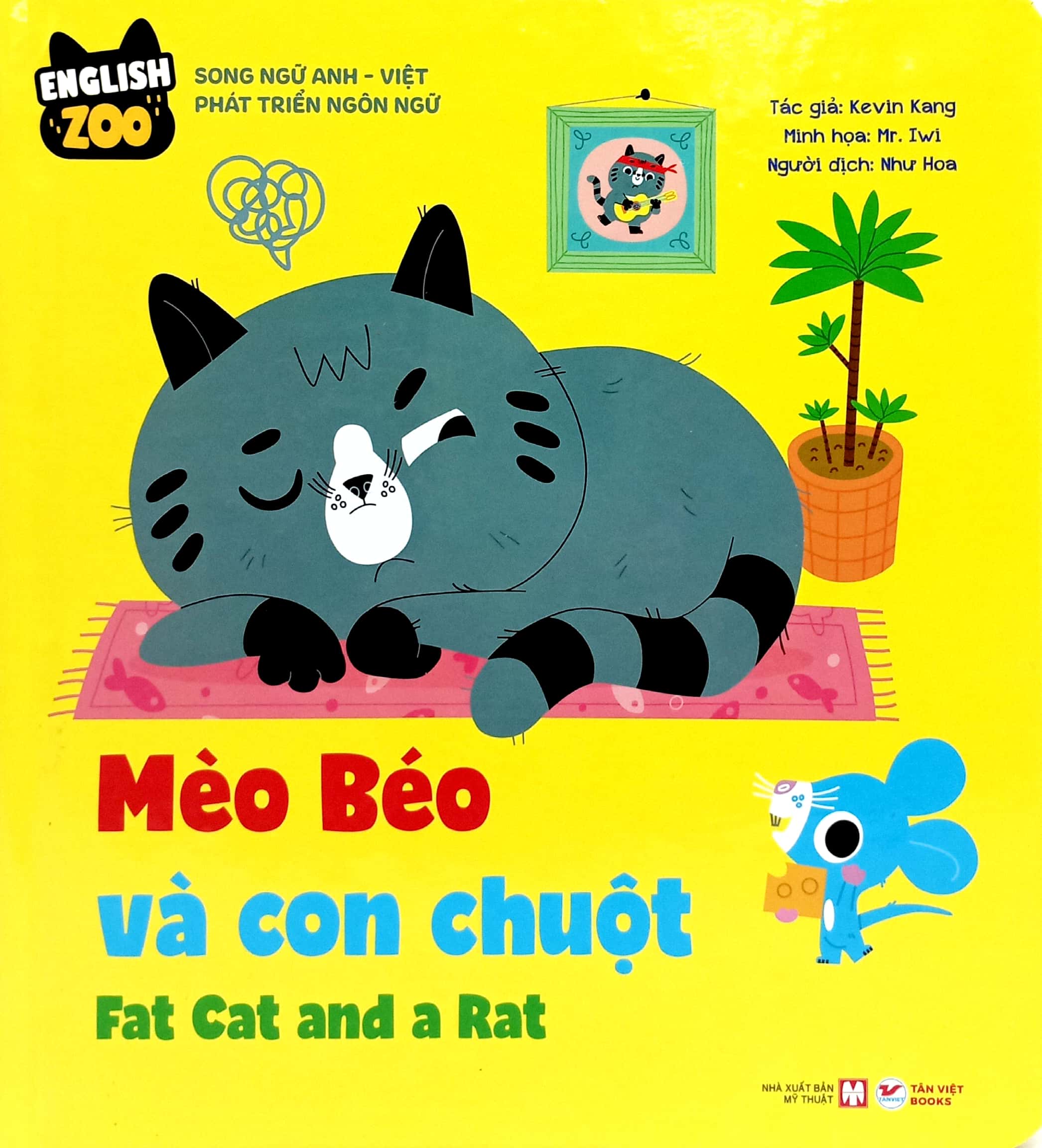 english zoo - mèo béo và con chuột - fat cat and a rat